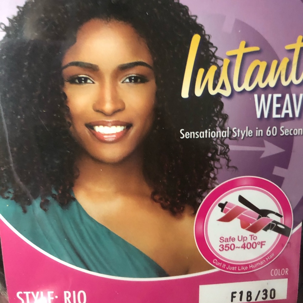 Instant weave half wig